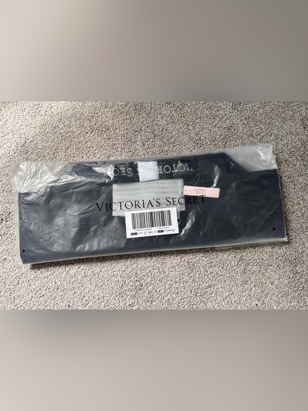 Victoria's Secret Large Black Lace Tote Bag - Picture 8 of 10
